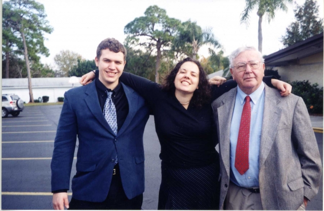 Robert Shewmake, Sharon Shewmake, & Bob Shewmake -- Christmas 2004.