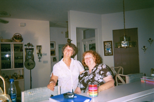 Lacy Schless (class of 67) and Donna Story-Smith